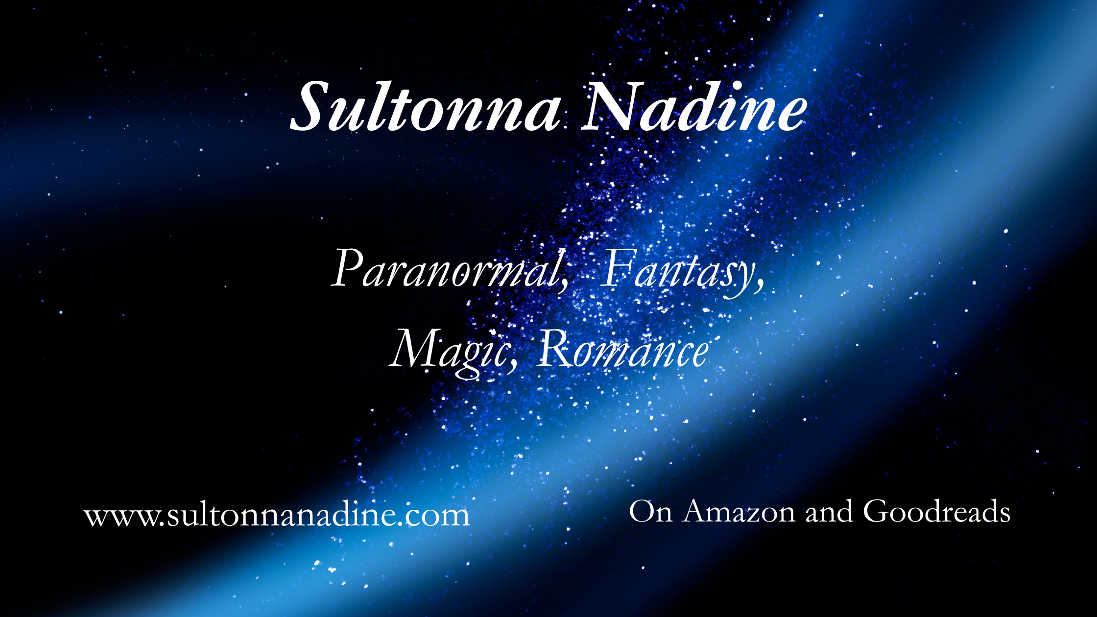 Sultonna Nadine Author